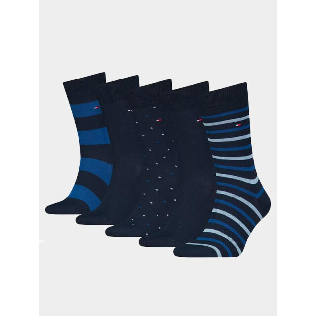 Tommy Hilfiger Cadeaubox sokken th men sock 5p giftbox stripe 701229782/001 183703 large
