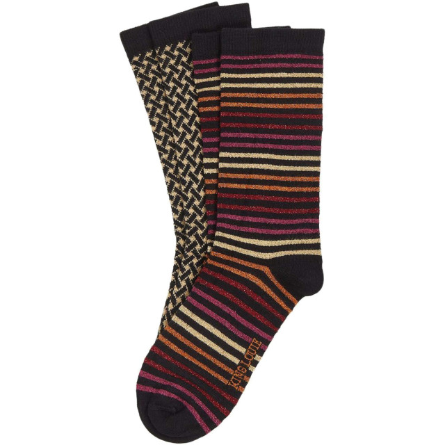 King Louie Socks 2-pack mariani maple orange 09383-948 large