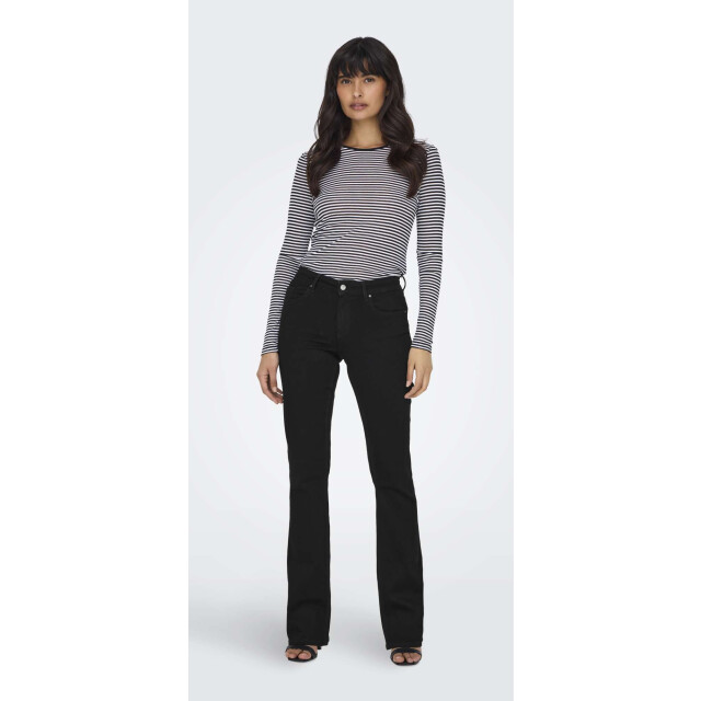 Only Onlblush mid flared dnm rea2343 noos black denim 15324908-179674 large
