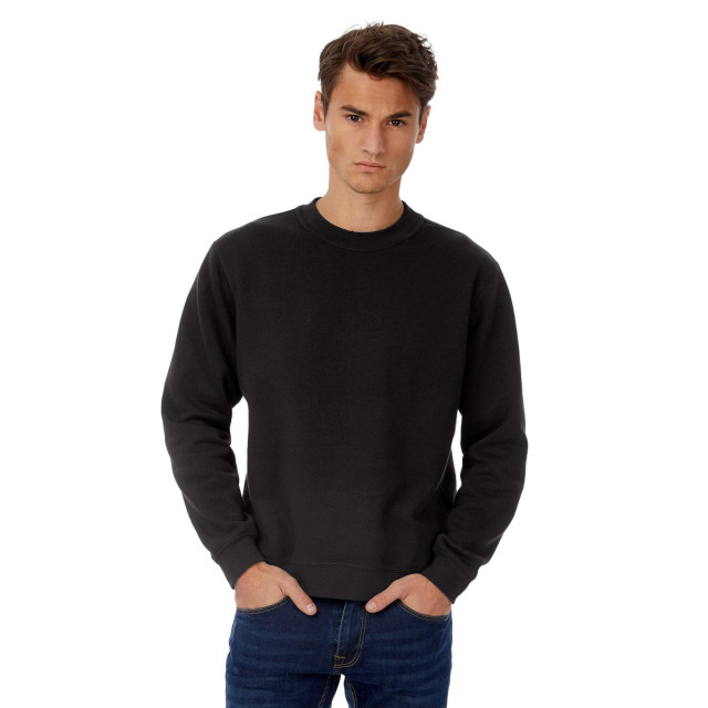 B and C Heren in sweatshirt UTFK146_blackpure large