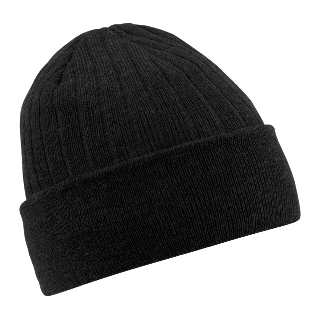 Beechfield Uniseks thinsulate muts voor volwassenen UTFK1464_black large
