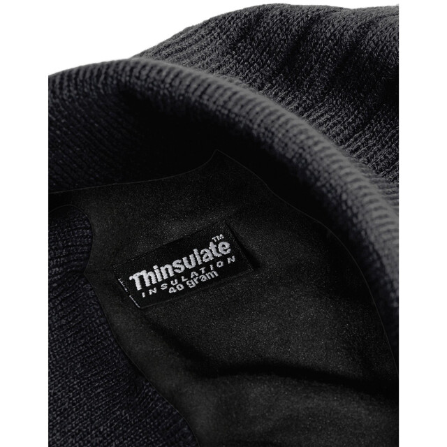 Beechfield Uniseks thinsulate muts voor volwassenen UTFK1464_black large