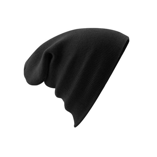 Beechfield Childrens/kids gebreide muts UTFK1472_black large