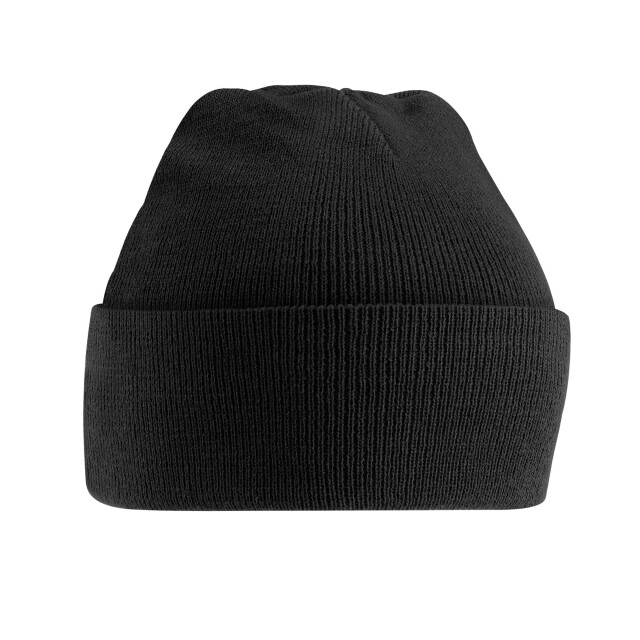 Beechfield Childrens/kids gebreide muts UTFK1472_black large