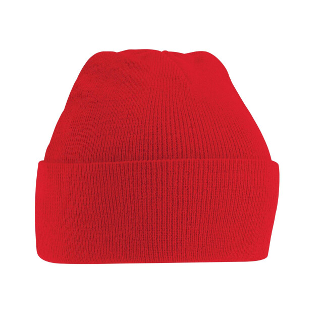 Beechfield Childrens/kids gebreide muts UTFK1472_classicred large