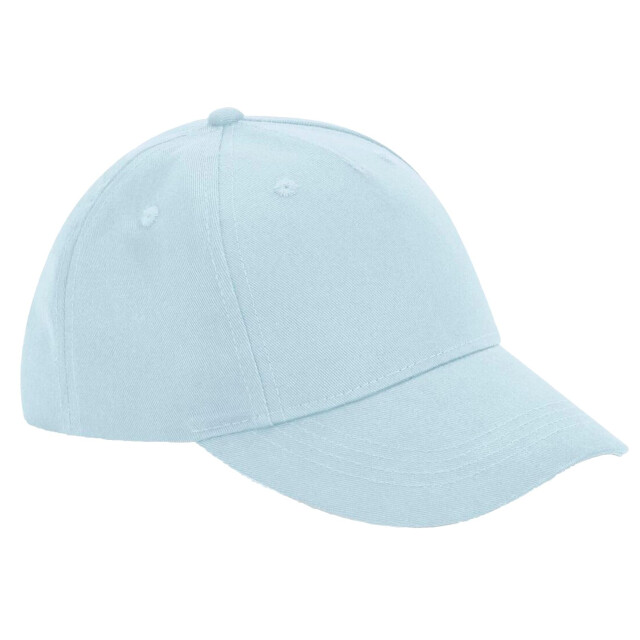 Beechfield 5 panelen biologisch katoenen baseball cap UTFK1504_powderblue large