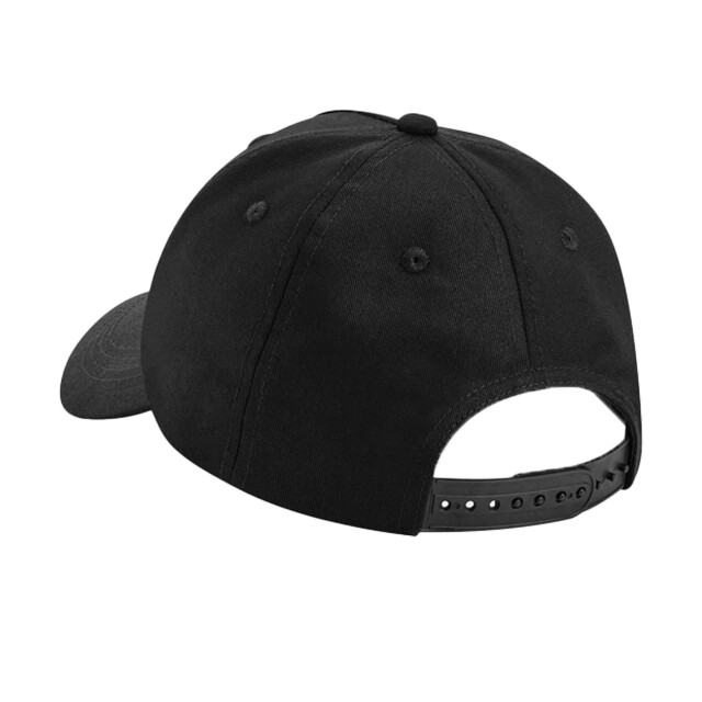 Beechfield 5 panelen biologisch katoenen baseball cap UTFK1504_black large