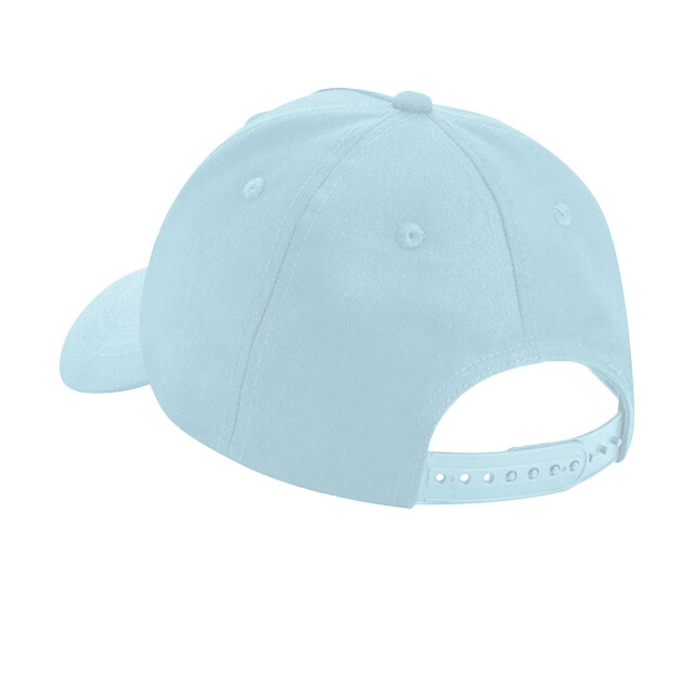 Beechfield 5 panelen biologisch katoenen baseball cap UTFK1504_powderblue large