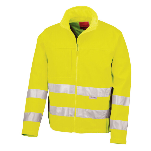 Result Hi-vis soft shell jasje voor heren UTFK1405_yellow large