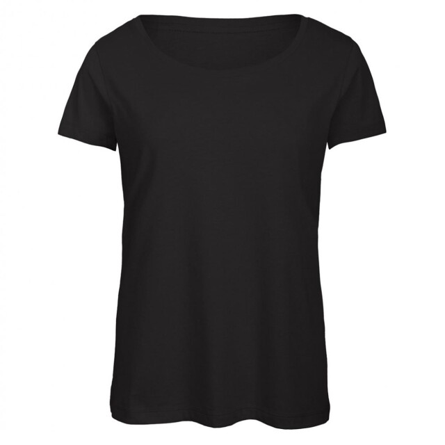 B and C B&c vrouwen/dames favoriete katoenen triblend t-shirt UTFK141_black large