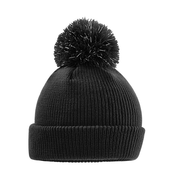 Beechfield Reflecterende muts voor kinderen UTFK1434_black large