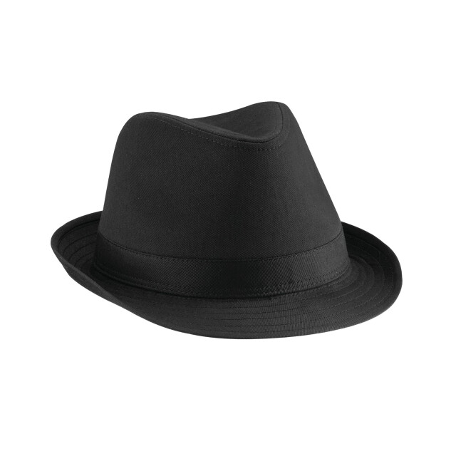 Beechfield Unisex fedora volwassenen UTFK1459_black large