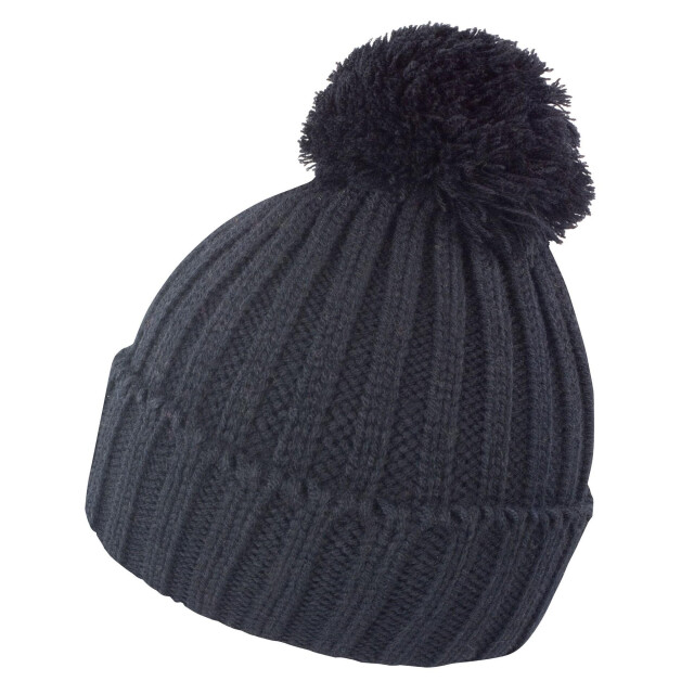 Result Gebreide uniseks volwassen hdi quest muts UTFK1438_black large