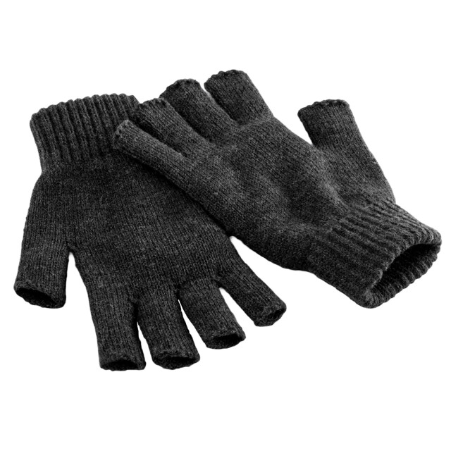 Beechfield Vingerloze handschoenen voor volwassenen UTFK1447_charcoal large
