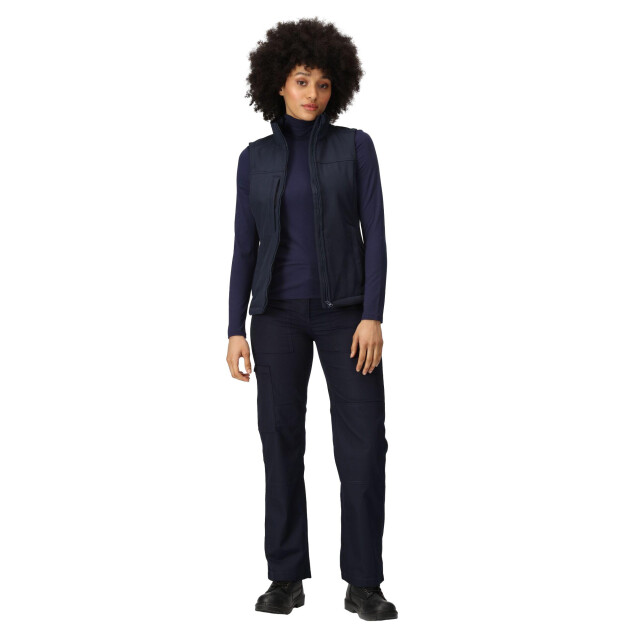 Regatta Dames flux softshell gilet UTFK1375_navynavy large