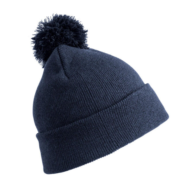 Result Kinder/kids winter essentials pom pom muts UTFK1380_navyblue large