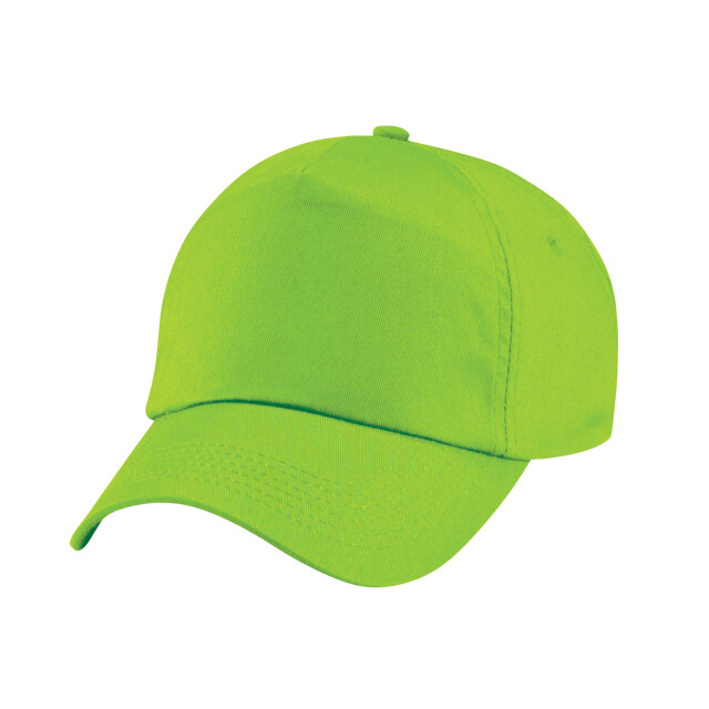 Beechfield Cap met 5 panelen voor kinderen UTFK1384_lime large