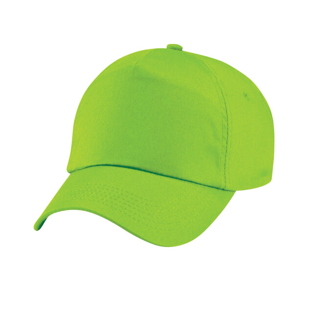 Beechfield Cap met 5 panelen voor kinderen UTFK1379_lime large