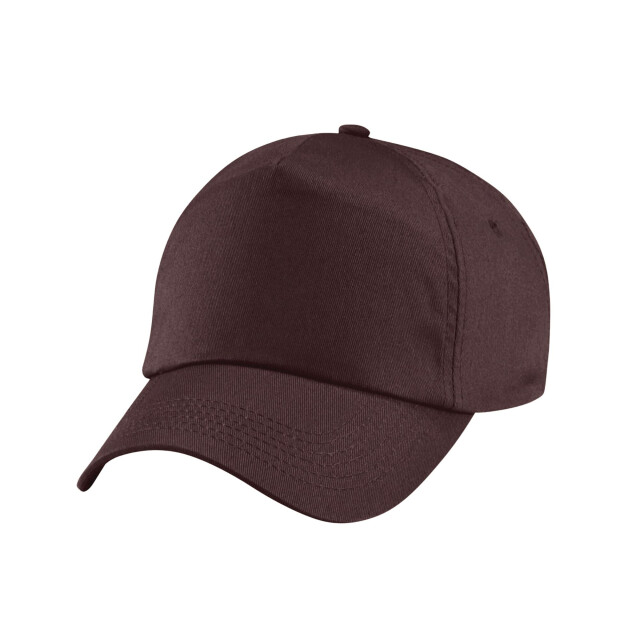 Beechfield Cap met 5 panelen voor kinderen UTFK1384_chocolate large