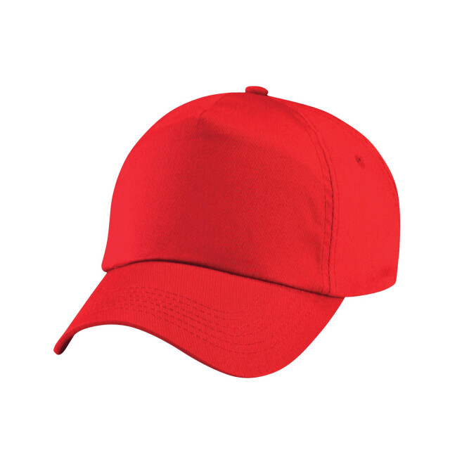 Beechfield Cap met 5 panelen voor kinderen UTFK1384_brightred large