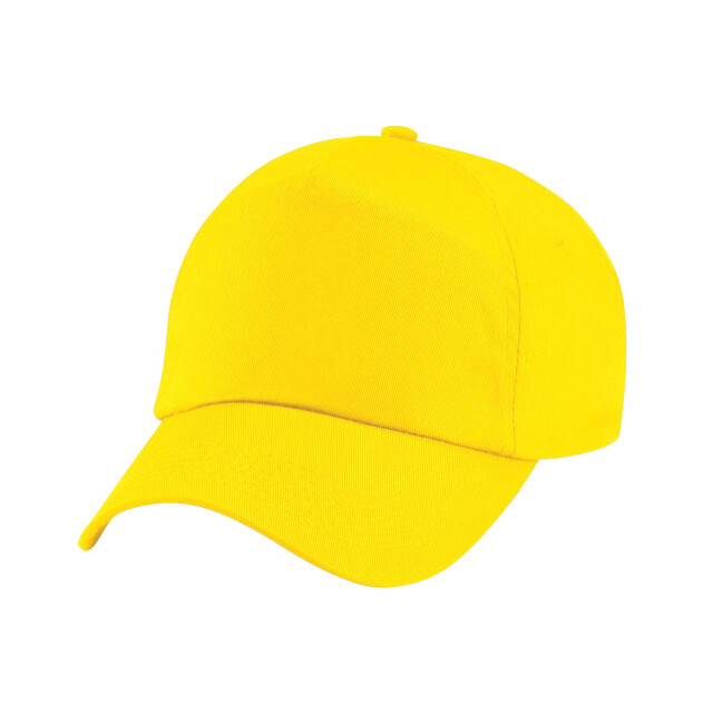 Beechfield Cap met 5 panelen voor kinderen UTFK1379_yellow large