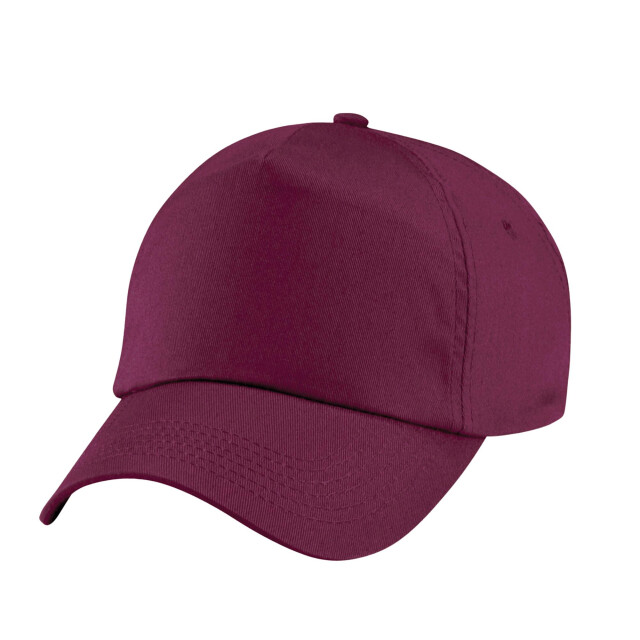 Beechfield Cap met 5 panelen voor kinderen UTFK1384_burgundy large