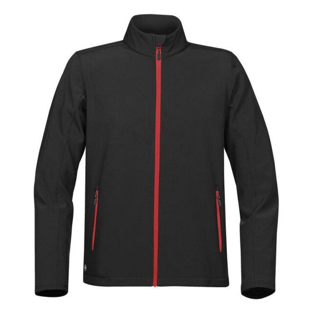 Stormtech Heren orbiter soft shell jas UTFK1363_blackbrightred large