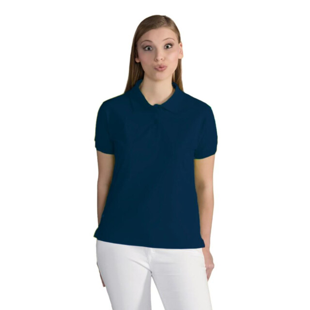 SG Dames poloshirt met korte mouwen van katoen UTFK1348_navyblue large
