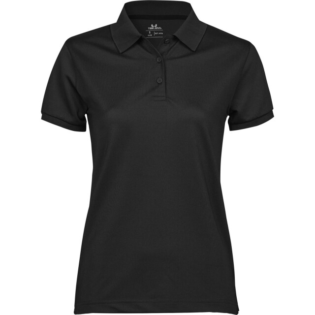 Tee Jays Dames club polo shirt UTFK1346_black large