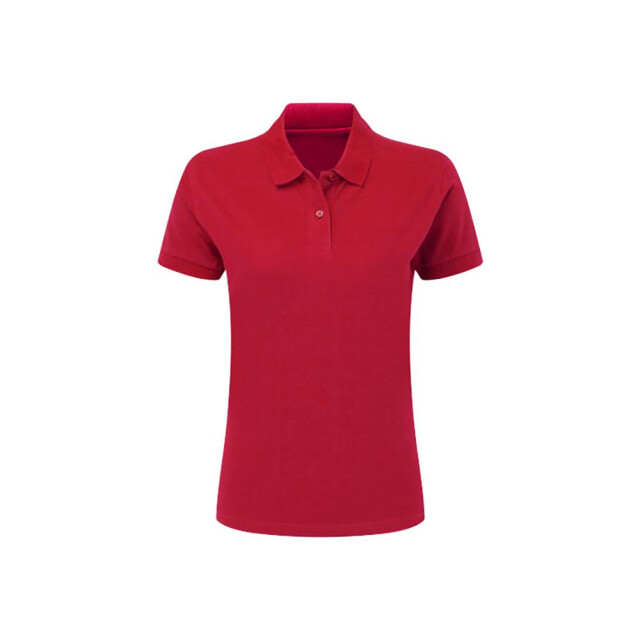 SG Dames poloshirt met korte mouwen van katoen UTFK1348_red large