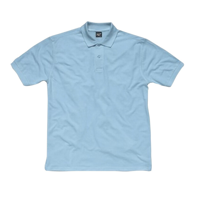 SG Dames poloshirt met korte mouwen van katoen UTFK1348_skyblue large