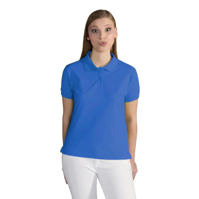 SG Dames poloshirt met korte mouwen van katoen UTFK1348_royal large