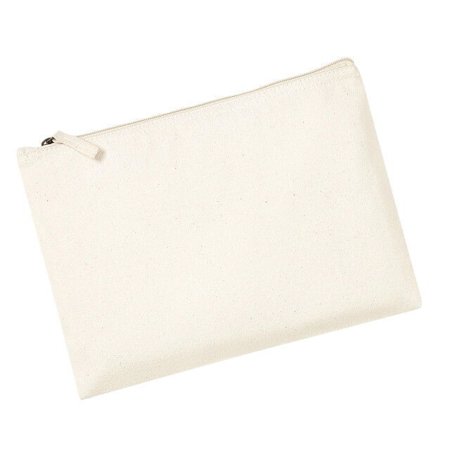 Westford Mill Aardbewuste organische accessoirezak UTFK1285_natural large