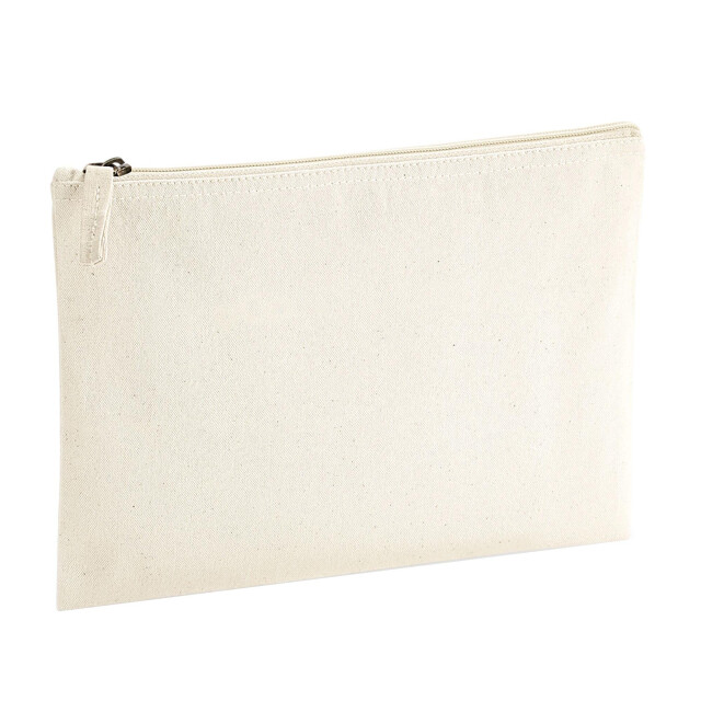 Westford Mill Aardbewuste organische accessoirezak UTFK1285_natural large
