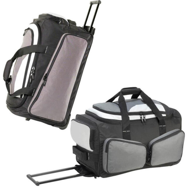 Shugon Detroit trolley holdall duffle bag (75 liter) UTFK1318_greyblack large