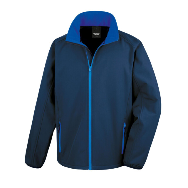 Result Soft shell jas voor heren UTFK1248_navy large