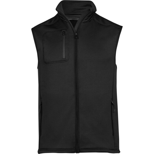 Tee Jays Heren fleece stretch body warmer UTFK1249_black large