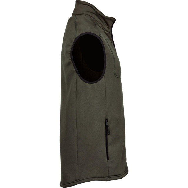Tee Jays Heren fleece stretch body warmer UTFK1249_deepgreen large
