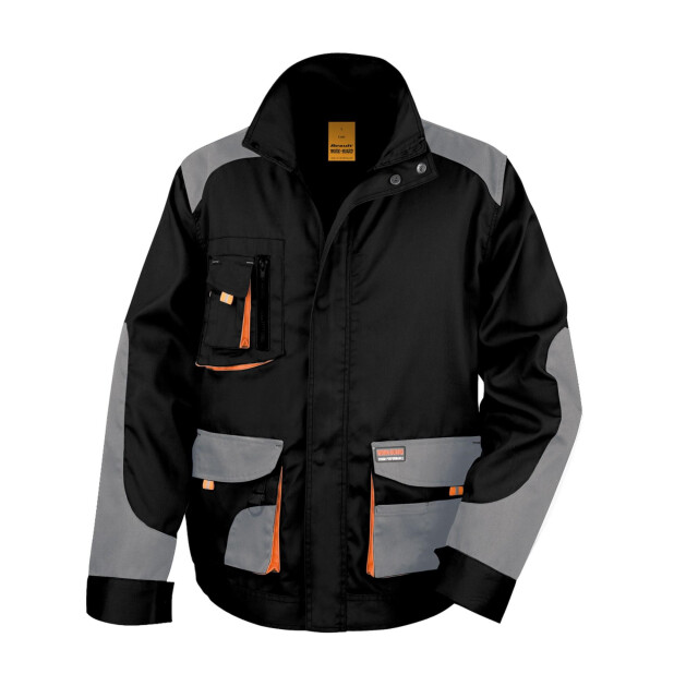 Result Lite jas voor volwassenen UTFK1235_blackgreyorange large