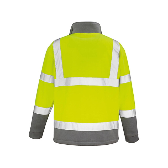 Result Heren hi-vis microfleece veiligheidsjas UTFK1236_fluroyellow large