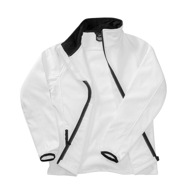 Result Soft shell jas voor heren UTFK1248_whiteblack large