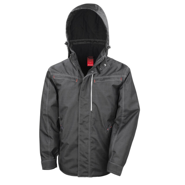 Result Denimjack met textuur voor volwassenen UTFK1224_black large