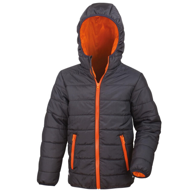 Result Gewatteerd kinder-/kinderjasje UTFK1226_blackorange large