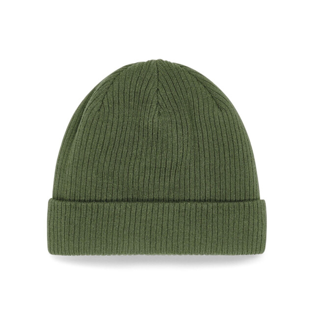 Beechfield Biologische katoenen beanie UTFK1213_olivegreen large