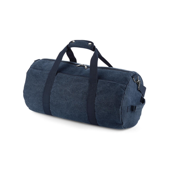 Bagbase Vintage canvas duffeltas UTFK1197_oxfordnavy large