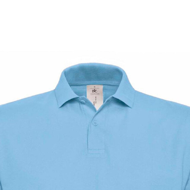 B and C B&c id.001 heren poloshirt met korte mouwen UTFK112_lightblue large
