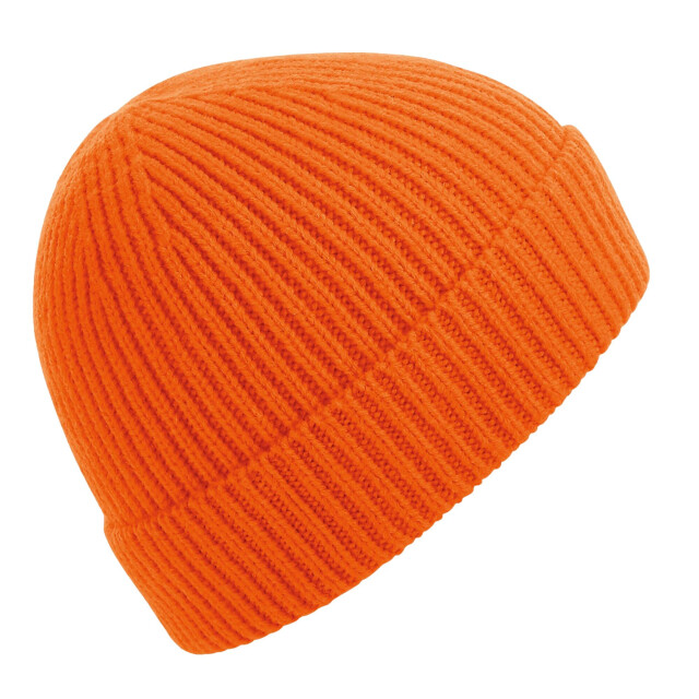 Beechfield Unisex ribgebreide muts voor volwassenen UTFK1193_orange large