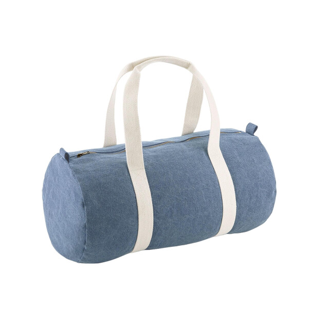 Bagbase Barrel denim duffeltas UTFK1200_lightblue large