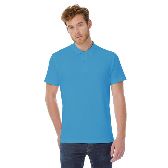 B and C B&c id.001 heren poloshirt met korte mouwen UTFK112_atoll large