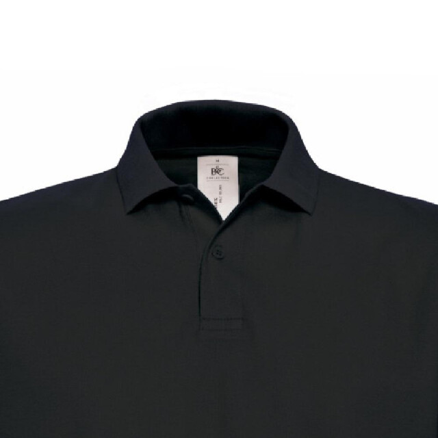B and C B&c id.001 heren poloshirt met korte mouwen UTFK112_black large